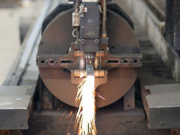 A laser cutting machine