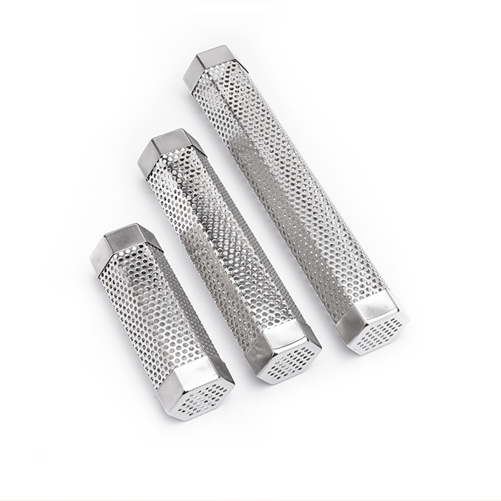 Stainless steel smoked mesh tube